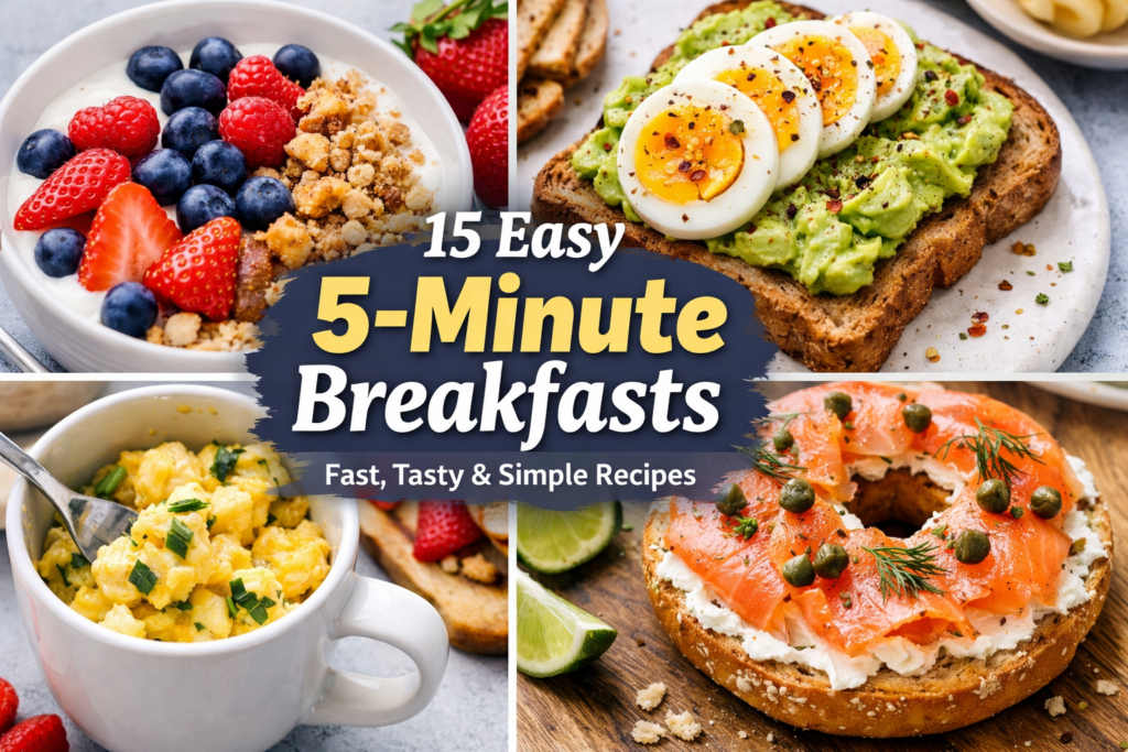15 Truly Different 5-Minute Breakfasts