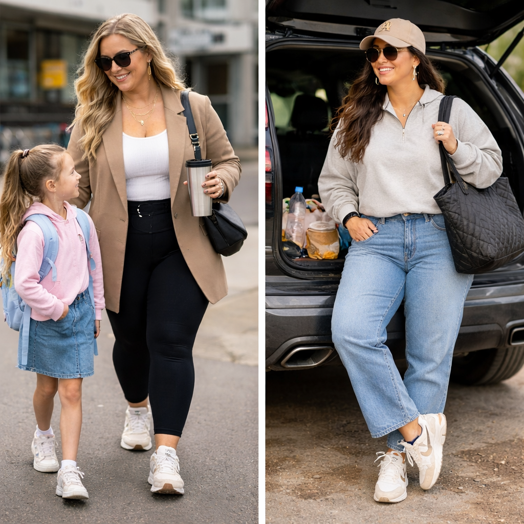What Stylish Plus-Size Mums Are Wearing on the School Run